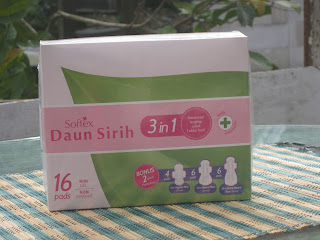 Softex Daun Sirih Paket 3 in 1, untuk 1 siklus menstruasi