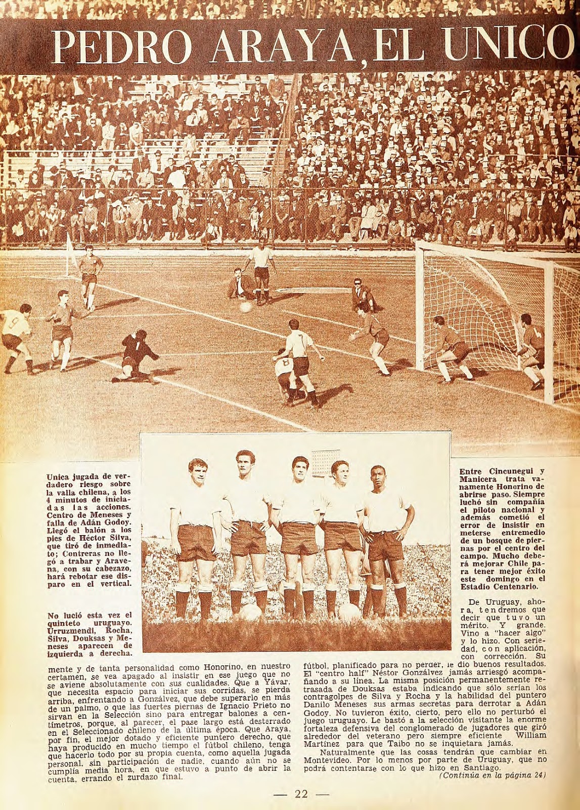 Partidos de la Roja [09/05/1965] ChileUruguay 00