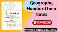 Geography Handwritten Notes In Hindi PDF Download