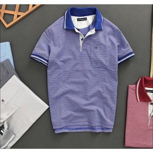 Áo thun nam áo phông nam cổ trụ SỌC T.O.M TÚI bao đẹp siêu chất