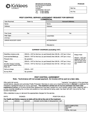 Pest Control Bid Template Invoice Template Pest Control Bid Template Invoice Template