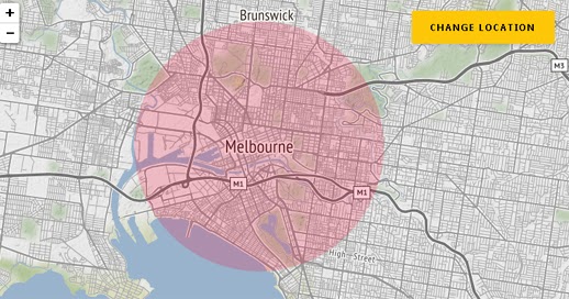 Nag on the Lake: The Melbourne 5km Travel Map