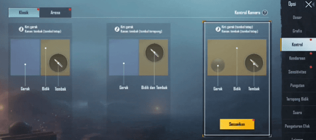 Tata letak 3 PUBG Mobile