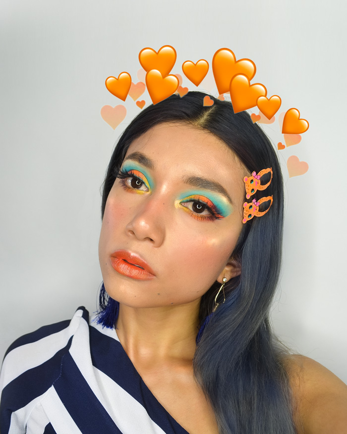 Orange Love Makeup Tutorial - IG Pictorial, Fashion FaB News