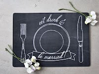 Free Printable Chalkboard Wedding Placemats Oh My Fiesta Wedding