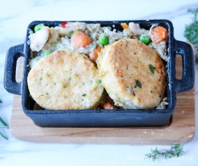 Biscuit Topped Chicken Pot Pie