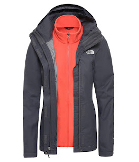 The North Face W Evolve II Tri Jkt, Giacca Impermeabile Donna