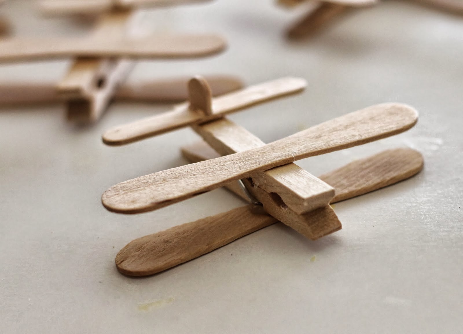 DIY Clothespin and Popsicle Stick Airplane The Idea King