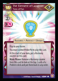My Little Pony The Element of Laughter, Tons of Fun Absolute Discord CCG Card
