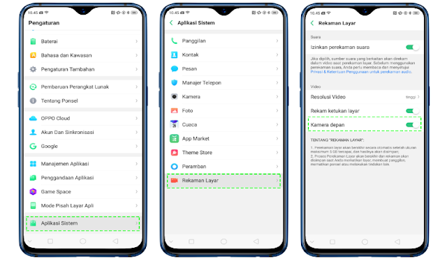 Cara Merekam Layar Hp Oppo A3s Dengan Suara Infoyes