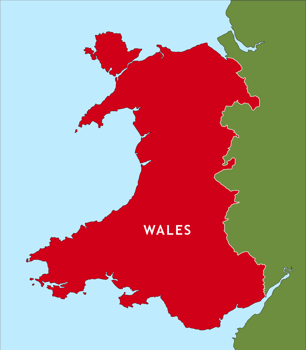 Где находится уэльс. Уэльс на карте. УЭЛЬСЕНА карте. Территория Уэльса. Географическое расположение Уэльса.