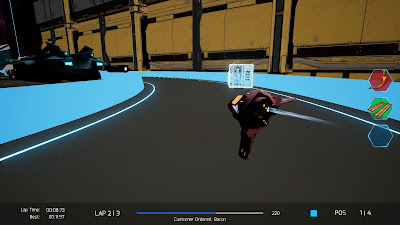 Cygnus Pizza Race Game Screenshot 4