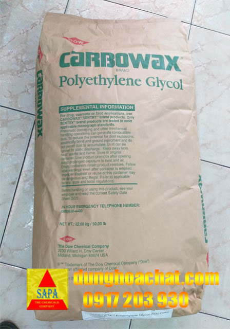 Carbowax Polyethylene Glycol  |  PEG 4000 Dow