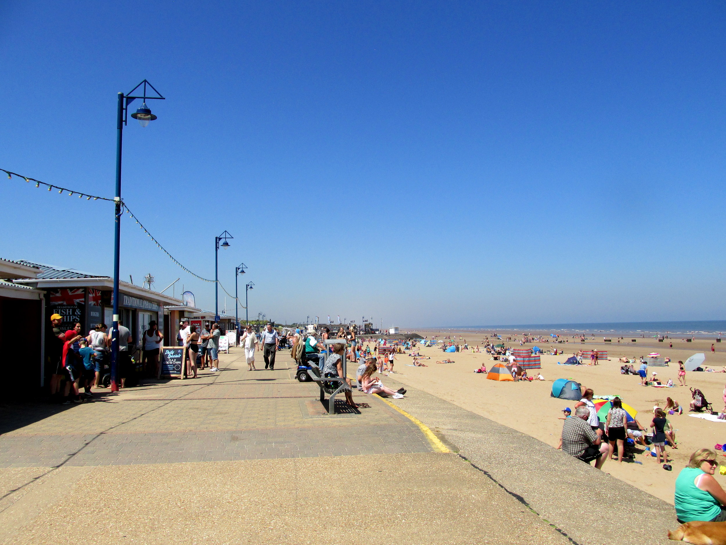 The way to freedom Day out in Mablethorpe