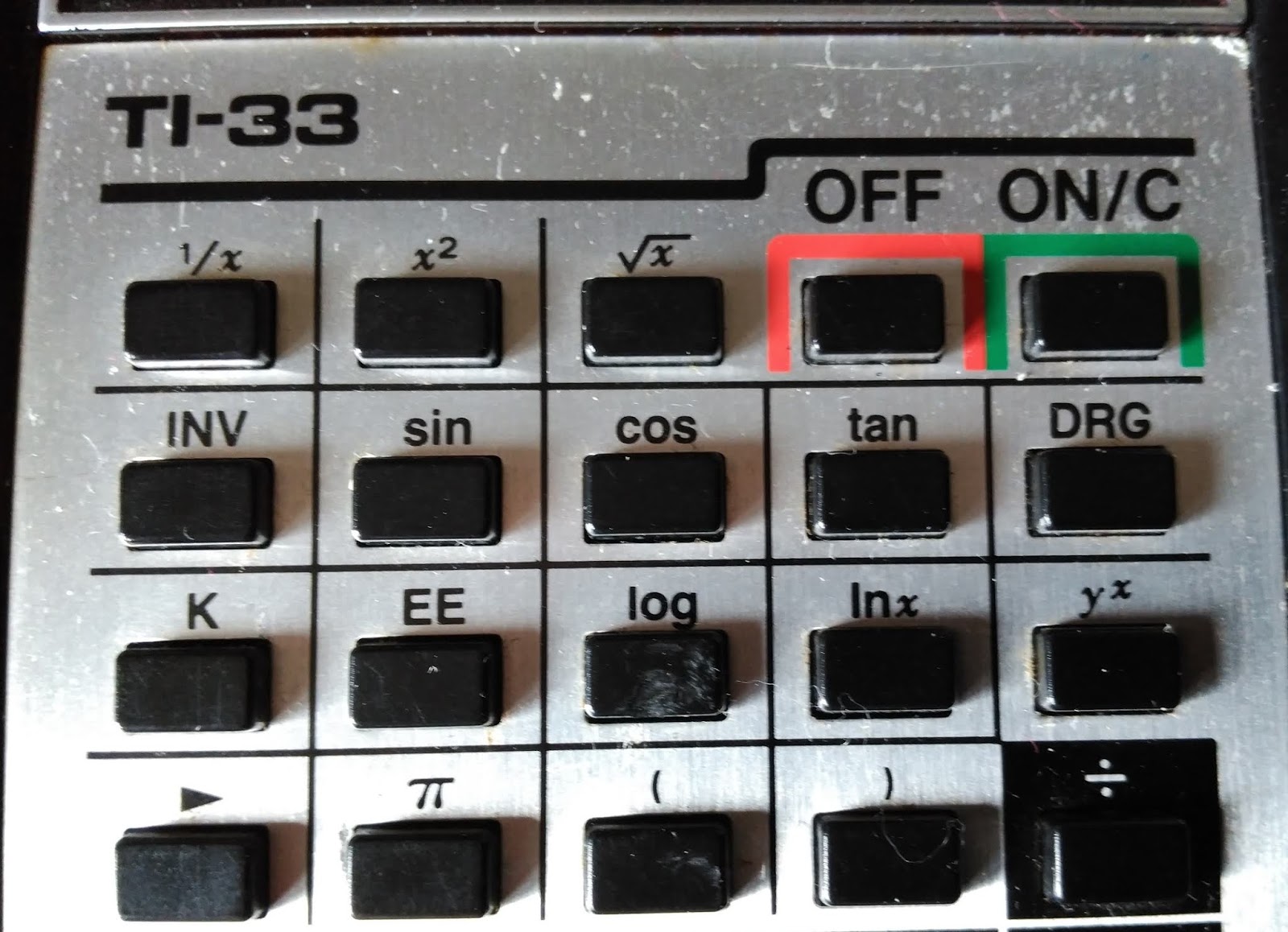 Retro Ordenadores Orty Texas Instrumens TI33 (1978) (electronic
