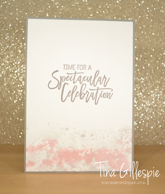 scissorspapercard, Stampin' Up!, Art With Heart, Colour Creations, Genuine Gems, Birthday Cheer, Eclectic Layers Thinlits, Smooshing