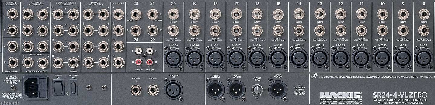 Pro Audio System: Mackie SR24-4 VLZ Pro
