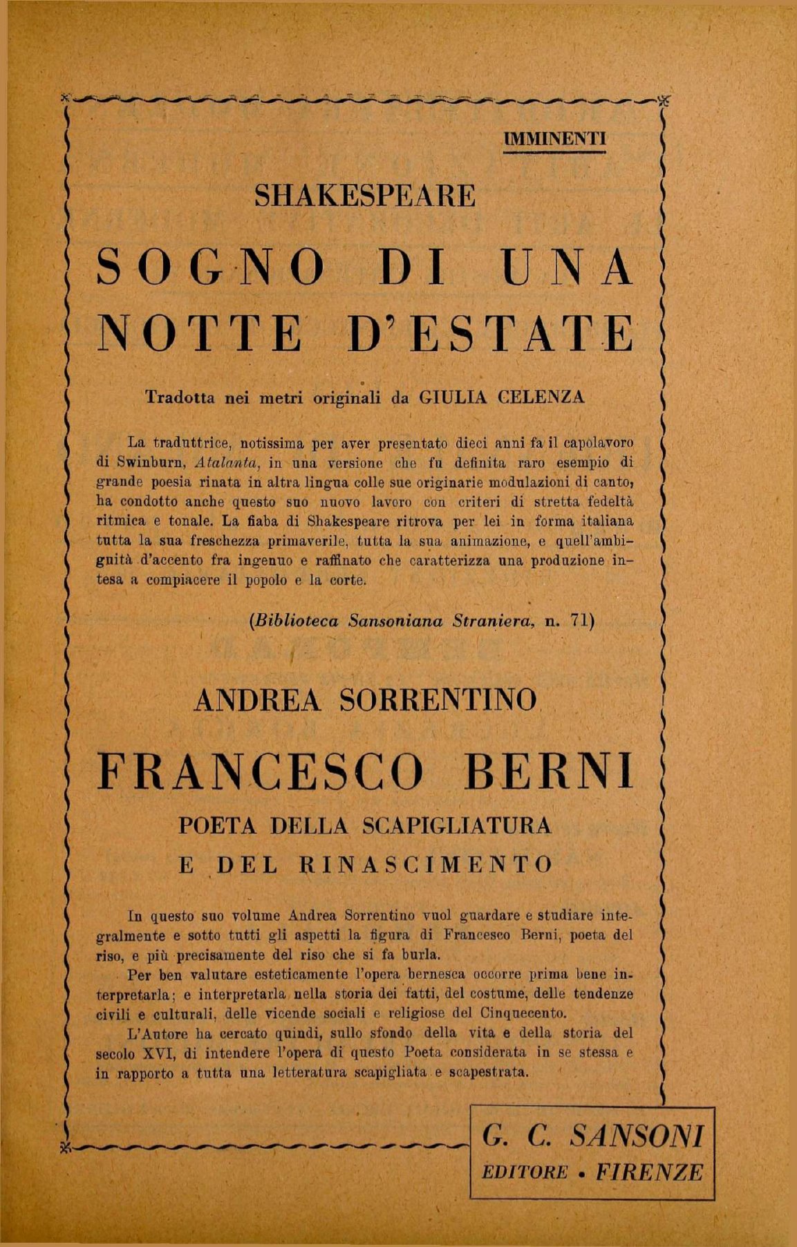 Vasto Gallery Giulia Celenza, traduttrice e letterata italiana.