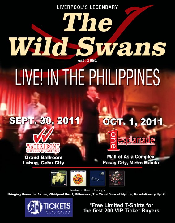 The Wild Swans Live in Manila and Cebu Philippines, The Wild Swans Live in Manila Philippines Ticket prices