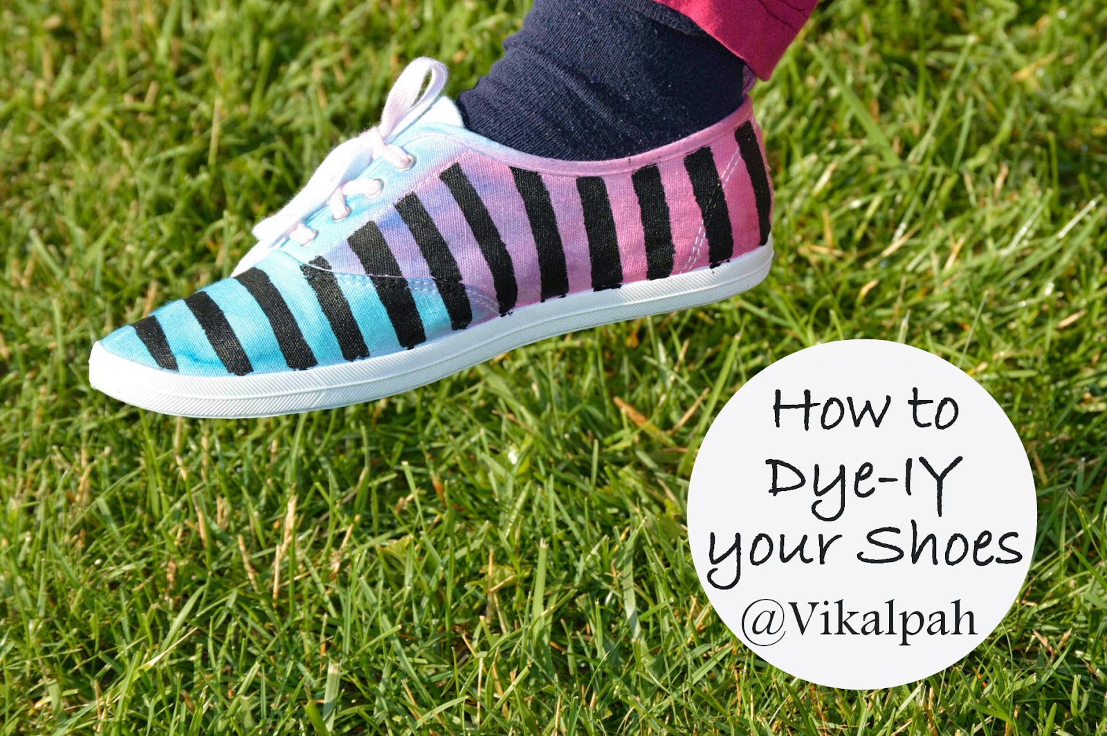 HOW to DYE your SHOES (EASIEST WAY) 