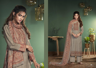 T And M Designer Saairah Pashmina Winter Wear Salwar Suits