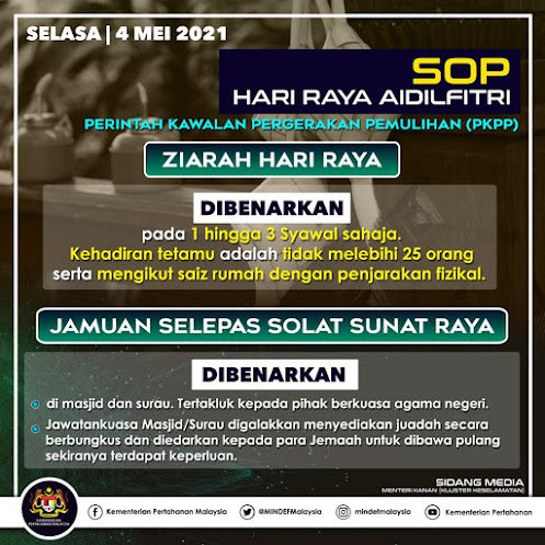 Solat sunat aidilfitri 2021