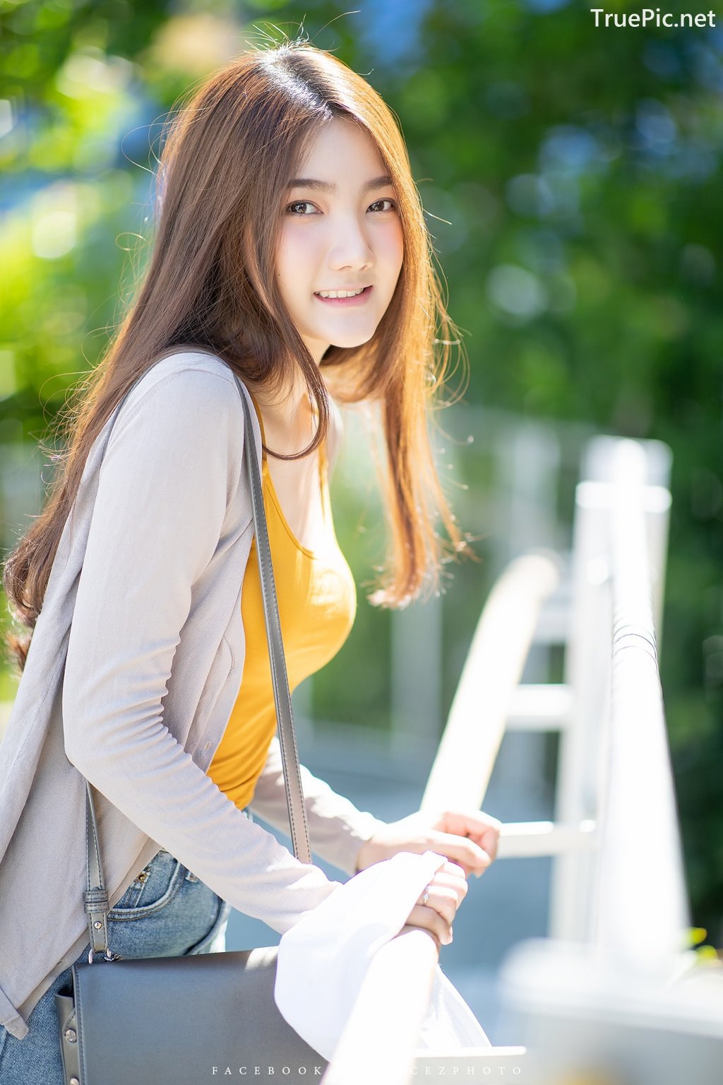 Image-Thailand-Cute-Model-Creammy-Chanama-Beautiful-Angel-In-Flower-Garden-TruePic.net- Picture-14