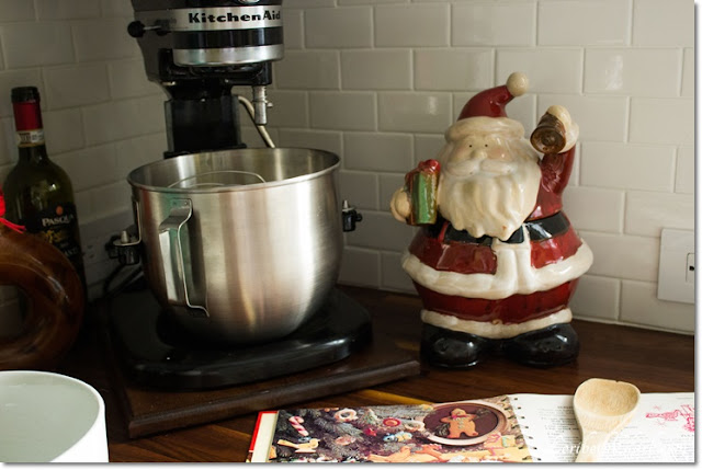 Our first Christmas in our new home Santa and KitchenAid