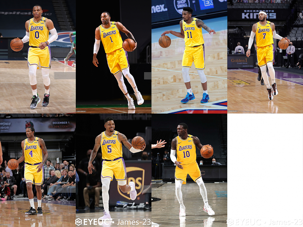 Lakers New Players Portraits Pack v2 by James-23