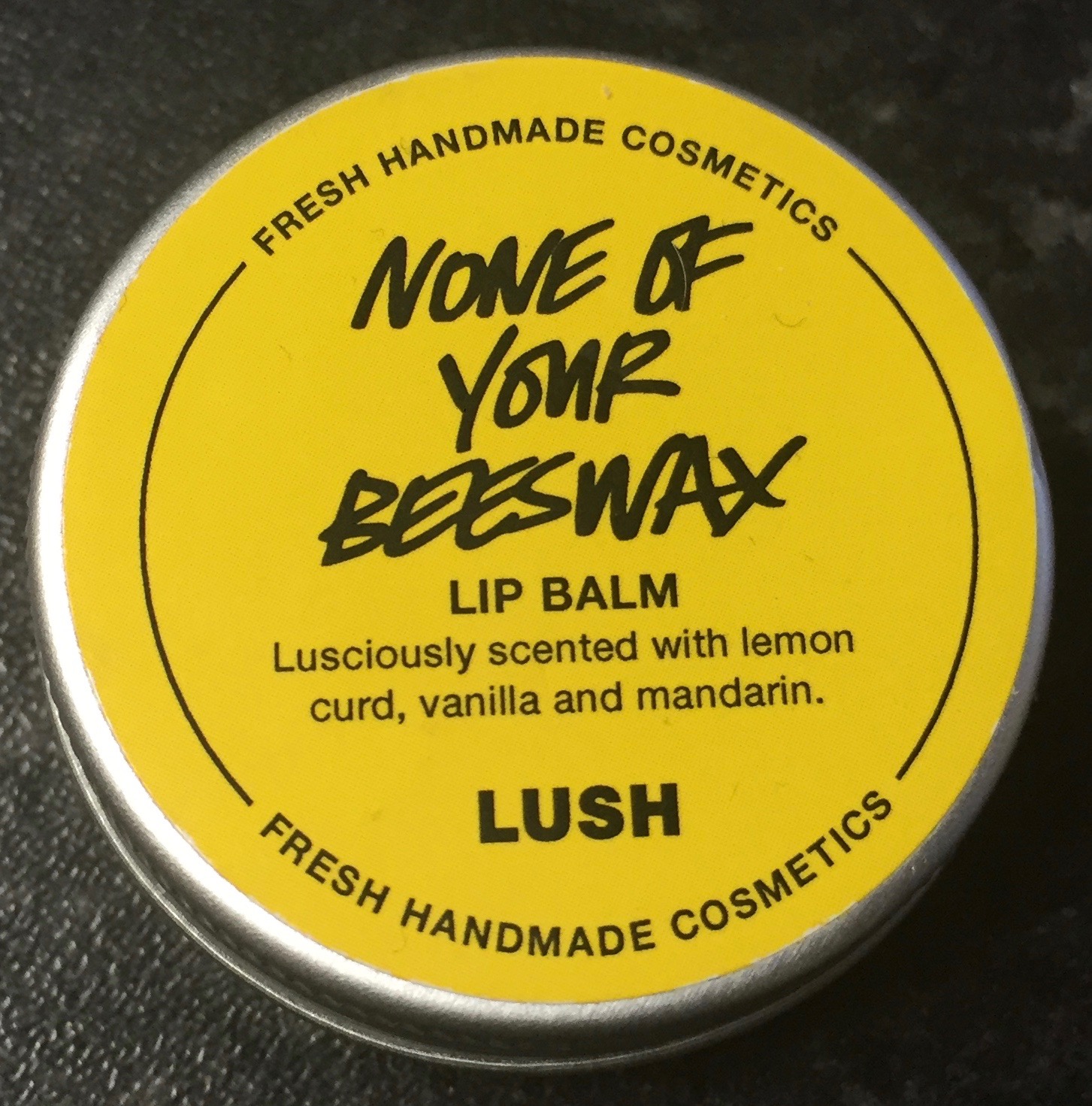 All Things Lush UK None of Your Beeswax Lip Balm