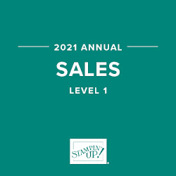 2021 - Stampin' Up! Achievement - Sales