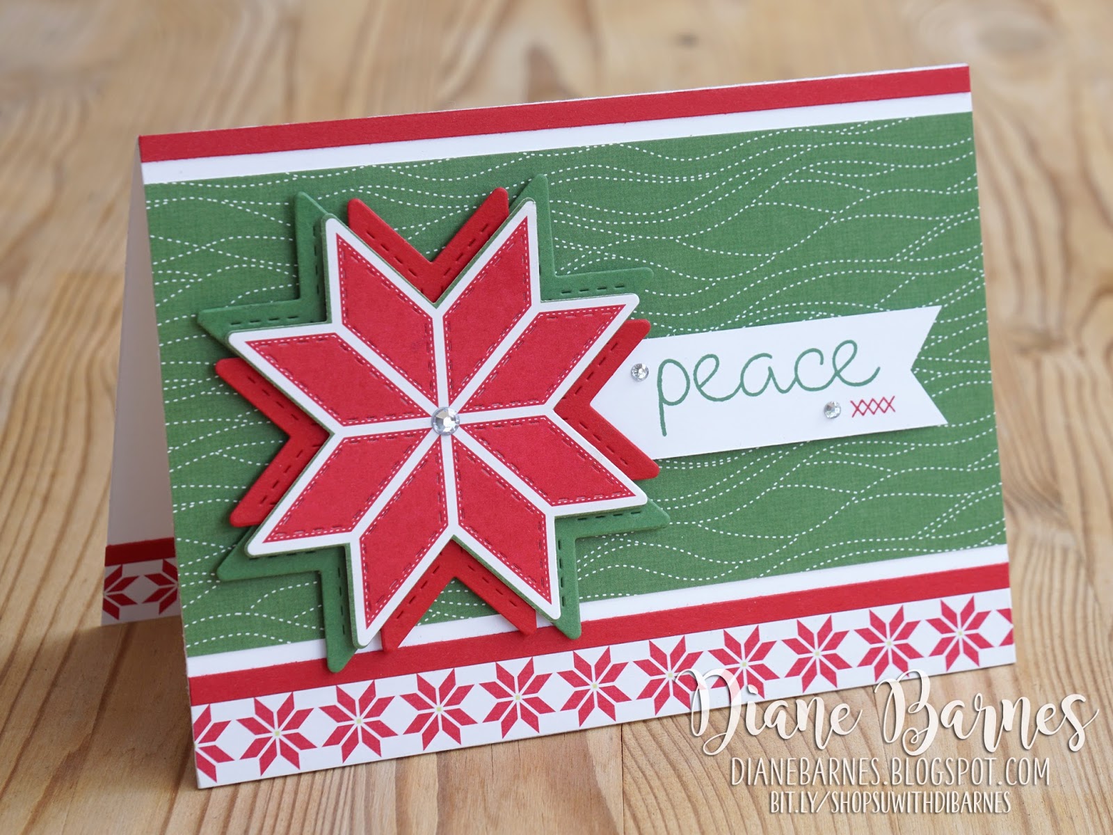 colour me happy Christmas Quilt card trio