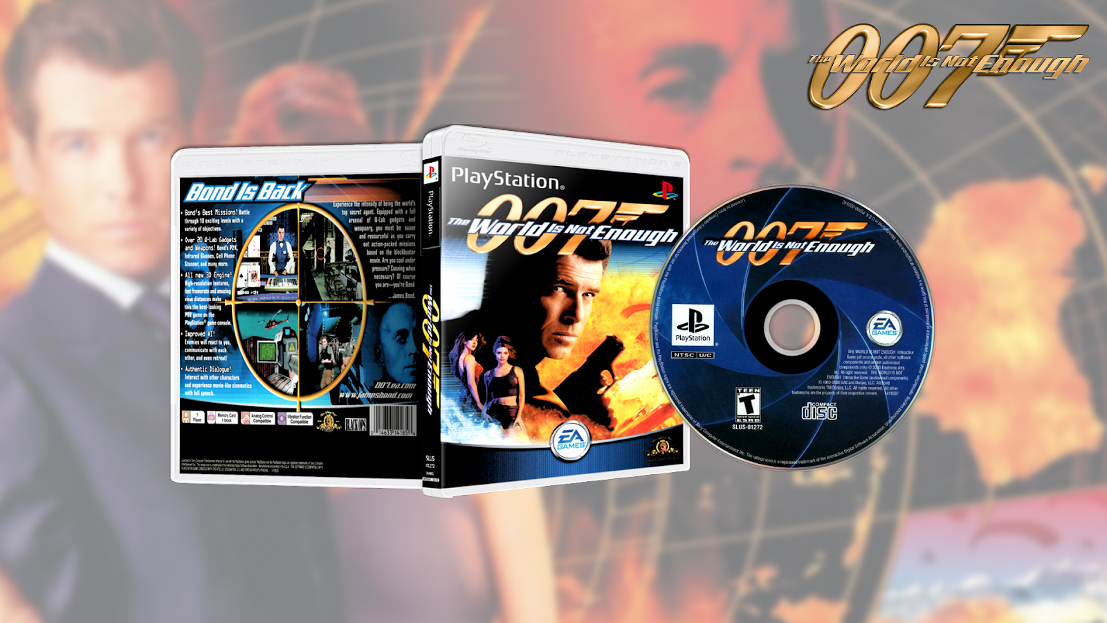 GODDY GAMES 007 JAMES BOND THE WORLD IS NOT ENOUGH PS3/PS1 DOWNLOAD