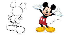shapes basic using mouse simple draw mickey circles creative cartoons works nicholls oliver step squares clipartbest cylinders perhaps recognised constructed