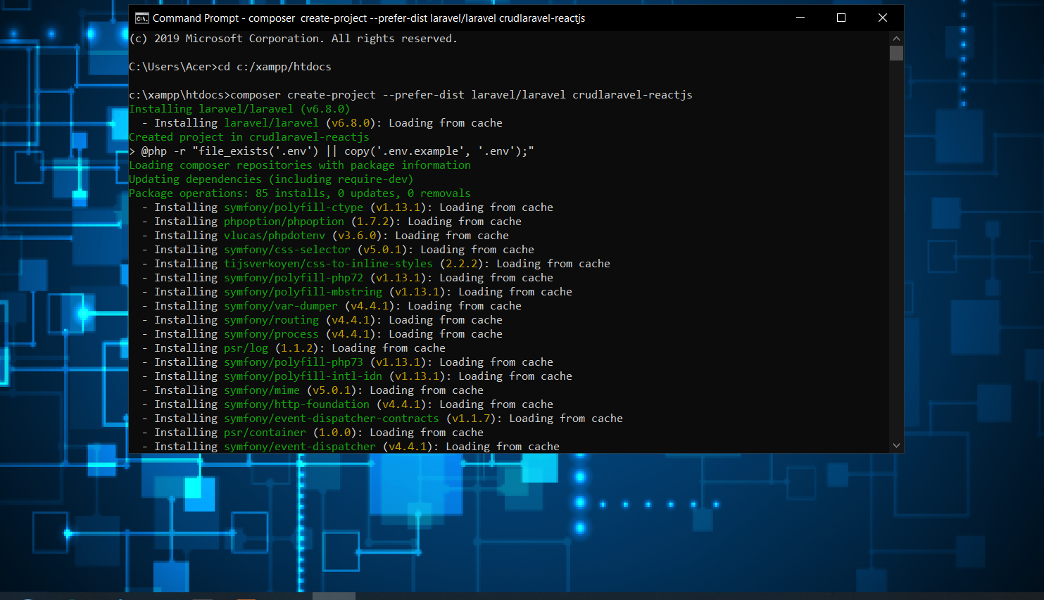 Composer create project. Composer windows. Composer install. Mkdir windows примеры. Composer create project.
