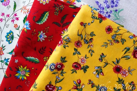 French provencal fabric by Chez Violette