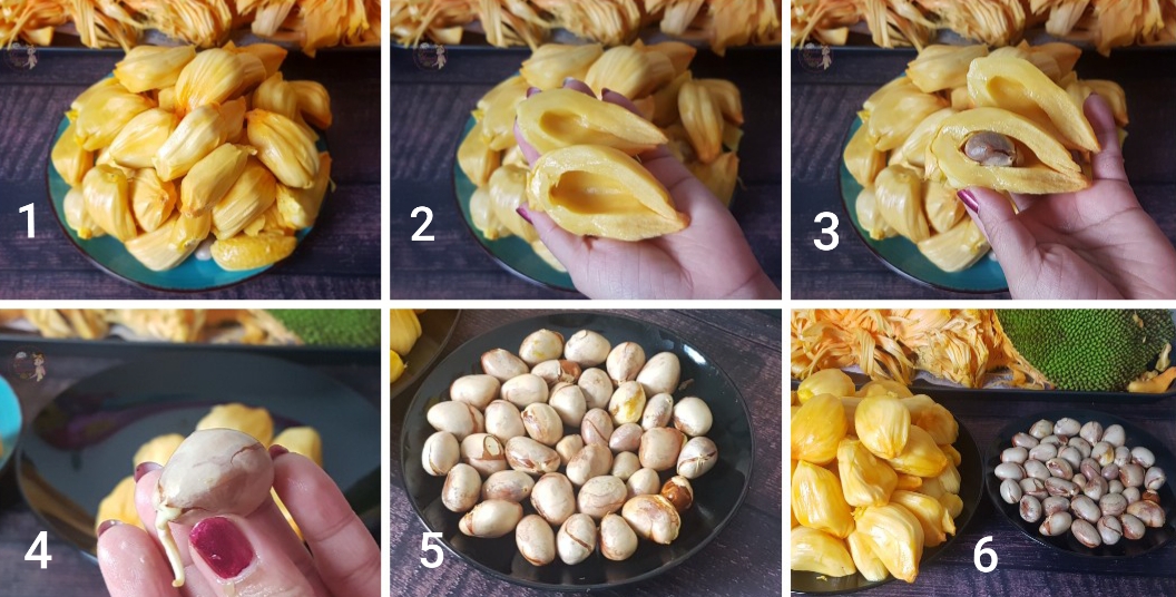 How to Cut the Jackfruit Easiest Way To Cut The Jackfruit at Home
