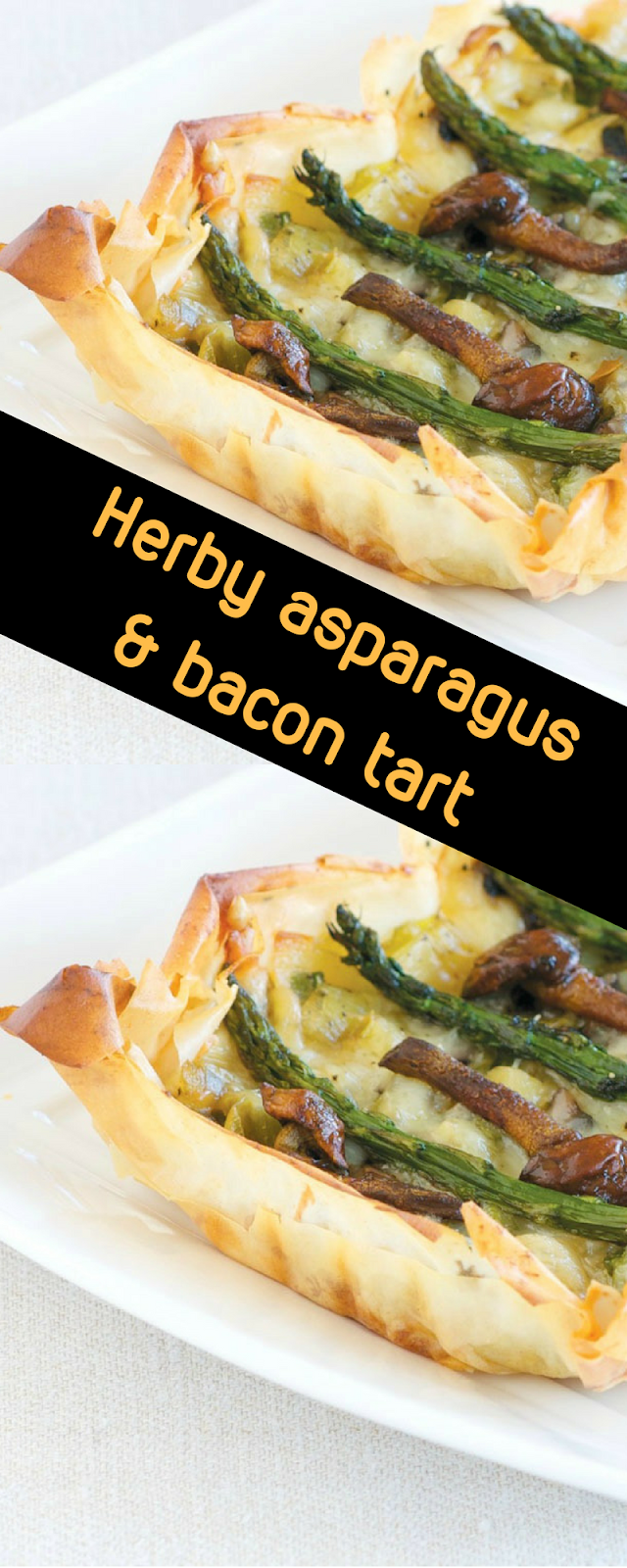 Herby Asparagus & Bacon Tart APP META