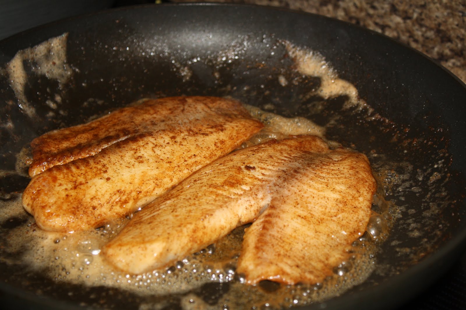 Pan Seared Tilapia with Lemon Dill Sauce {It's A Muegge Life}