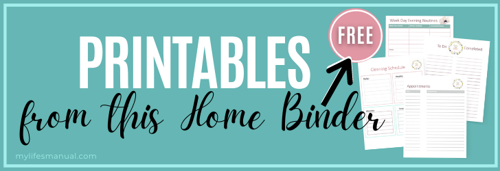 Free Home Management Printables