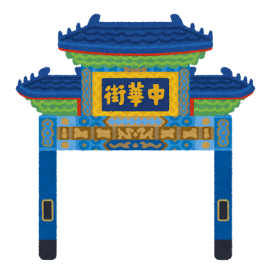 朝陽門のイラスト