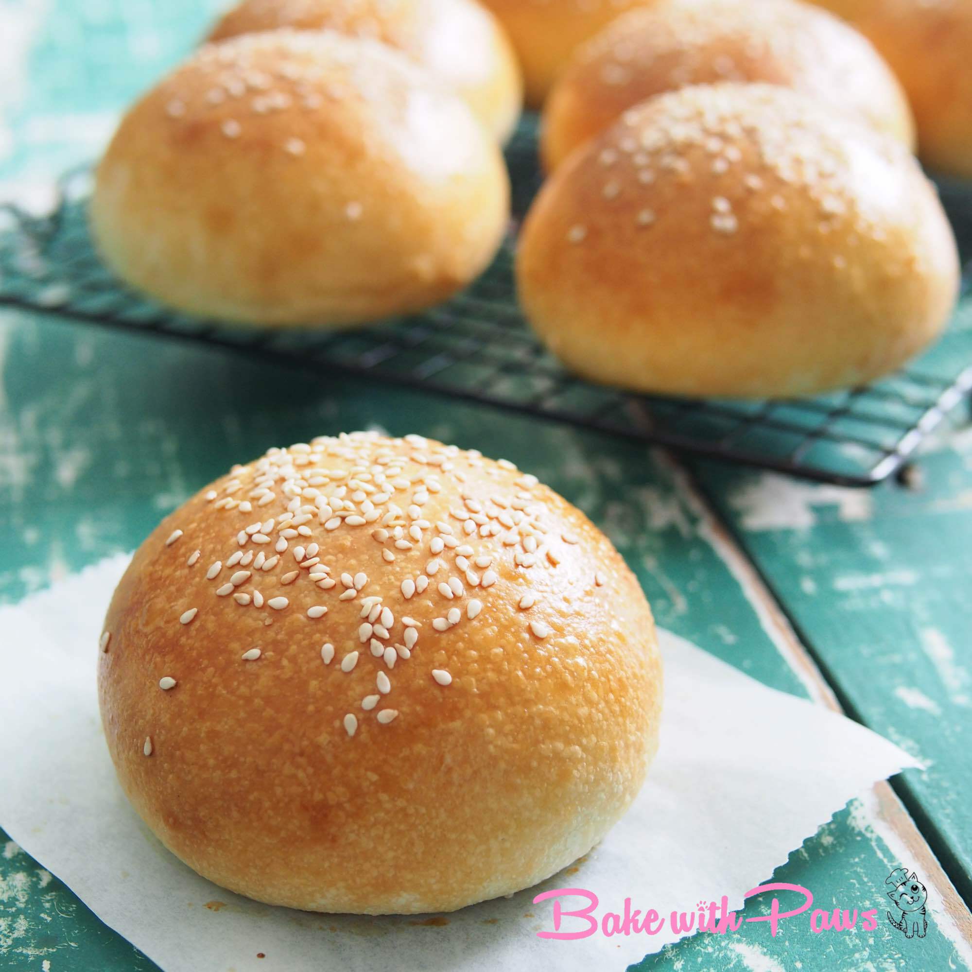 Sourdough Potato Burger Buns BAKE WITH PAWS