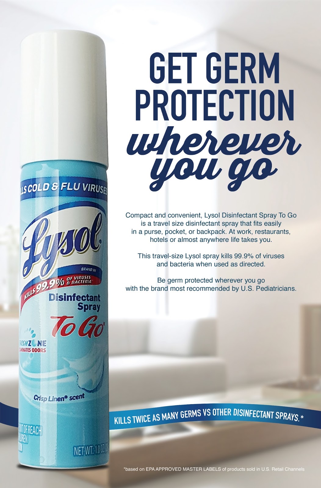 JAMPACKED LIFESTYLE Lysol To Go