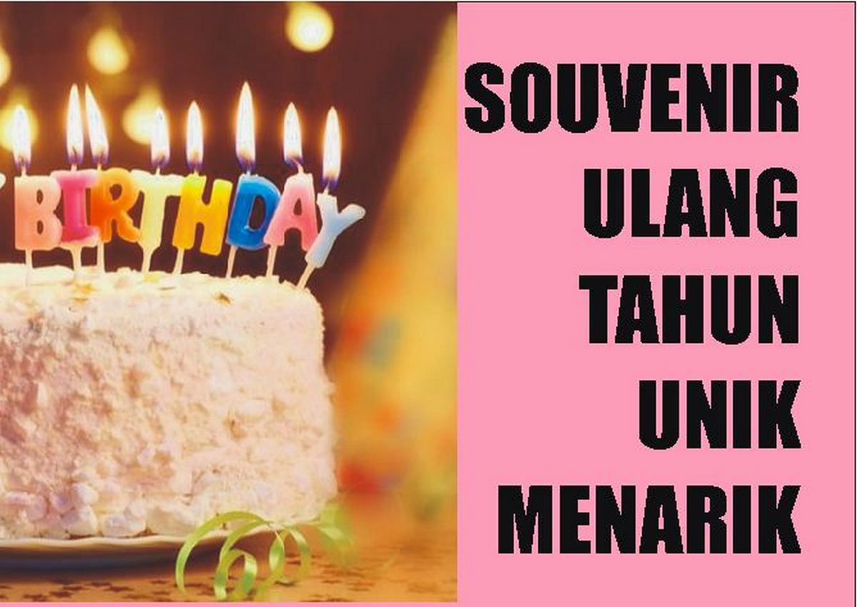 Souvenir Ulang Tahun Wajah Stiker Cutting, Unik dan Menarik