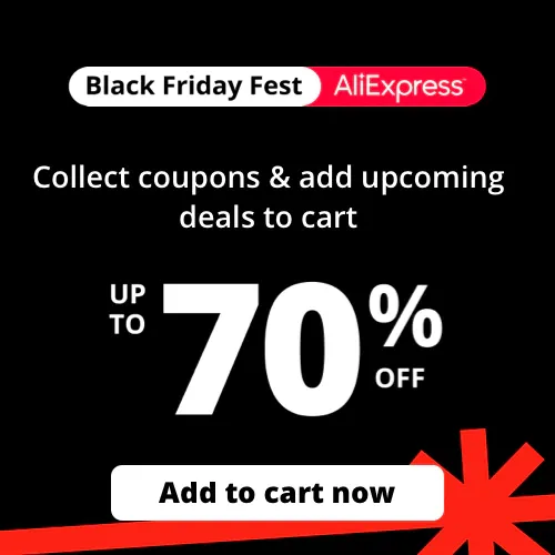 AliExpress BLACK FRIDAY SALE - 25-29.11 2021