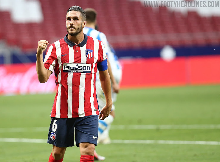 Classy Atletico Madrid 20 21 Home Kit Debuted Footy Headlines