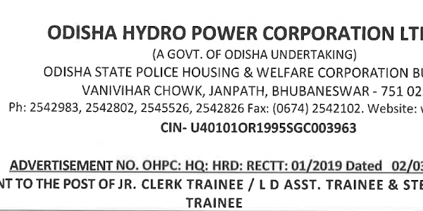 OHPC Non Technical Trainee Previous Question Papers & Syllabus 2019