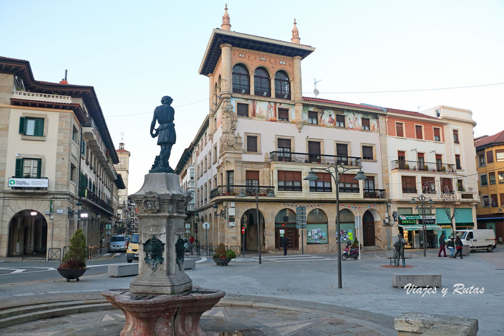 Guernica, fuente de Neptuno, Iparraguirre