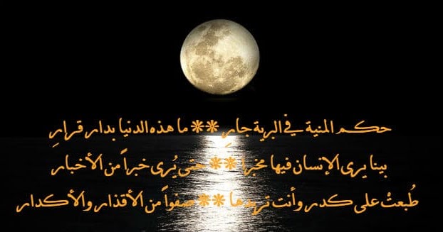 قصيدة حكم المنية في البرية جار – مرثية أبو الحسن التهامي في رثاء ابنه