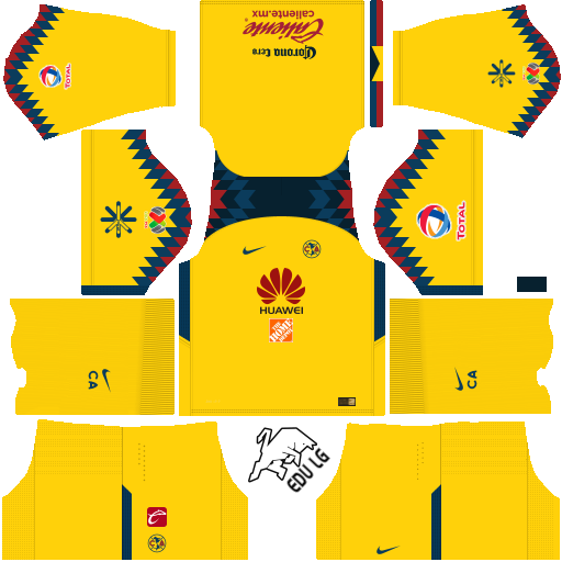 Kits Club América y algo más DLS Club América 2017/18